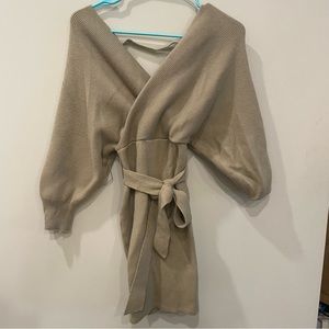 Lulus Modena dolman sleeve sweater dress